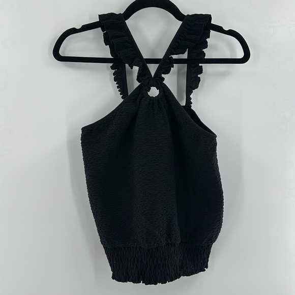 Anthropologie Marisol Ruffled Halter Top Medium - Picture 3 of 6